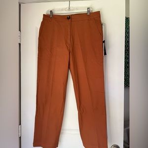 NWT Able Ann Twill Pants in Terracotta, size 8 MSRP $110